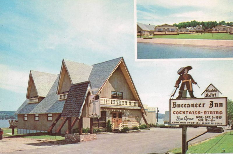 Buccaneer Inn (Mister Charlies Buccaneer Inn) - Vintage Postcard
